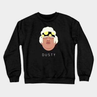Dusty Rhodes Head (with Text) Crewneck Sweatshirt